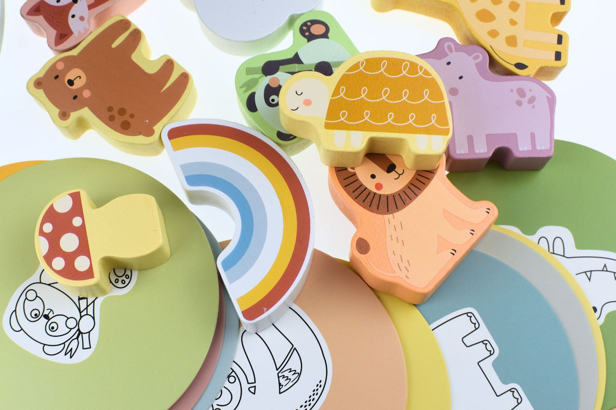 My Forest Friends Animal Touch and Match Mystery Bucket