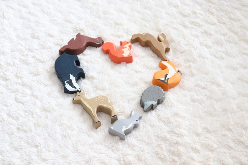 Fallow Deer Wooden Animal