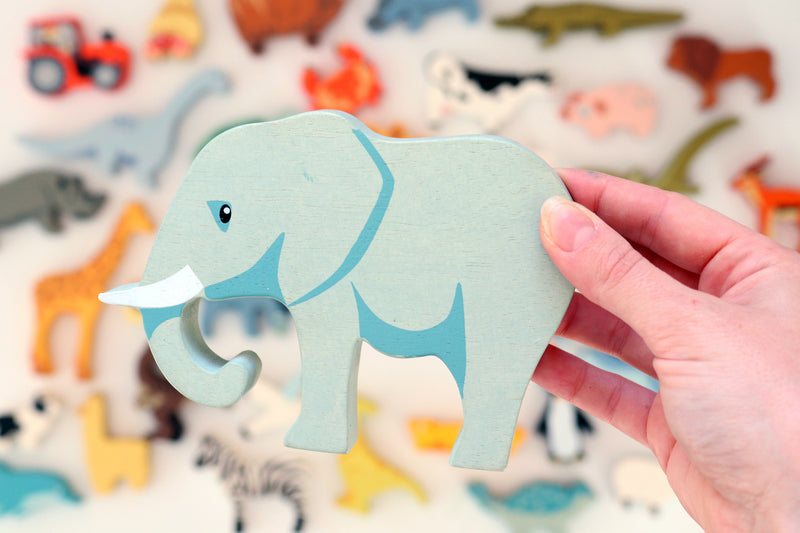 Elephant Wooden Animal