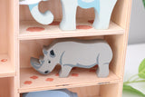 Rhino Wooden Animal