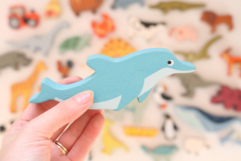 Dolphin Wooden Animal