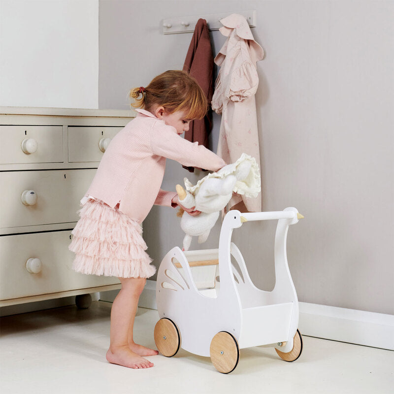 Sweet Swan Doll Pram