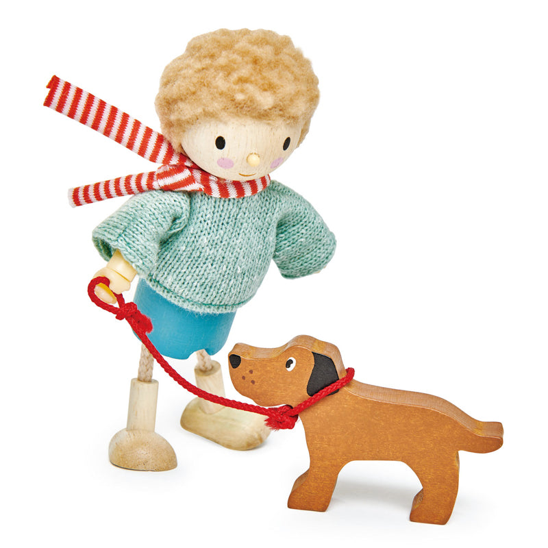 Mr. Goodwood with Flexible Limbs & His Dog