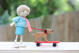 Mr. Goodwood with Flexible Limbs & His Dog