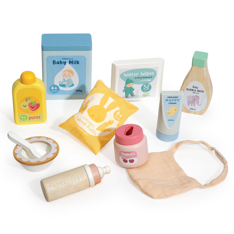 Tender Leaf Baby Care Set wooden toy for children