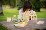 Greenhouse with Garden Set
