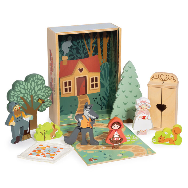 Tender Leaf Your Story of Little Red Riding Hood wooden toy for children