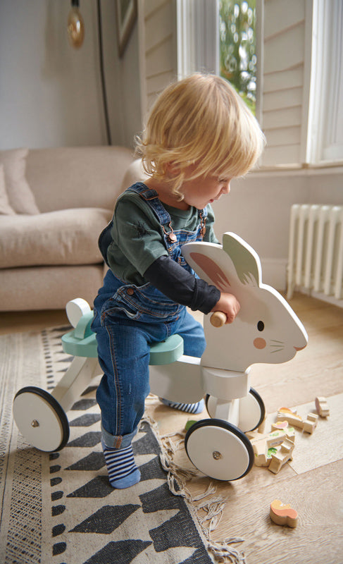 Running Rabbit Wooden Ride On