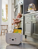 Pull Along Bear Cart