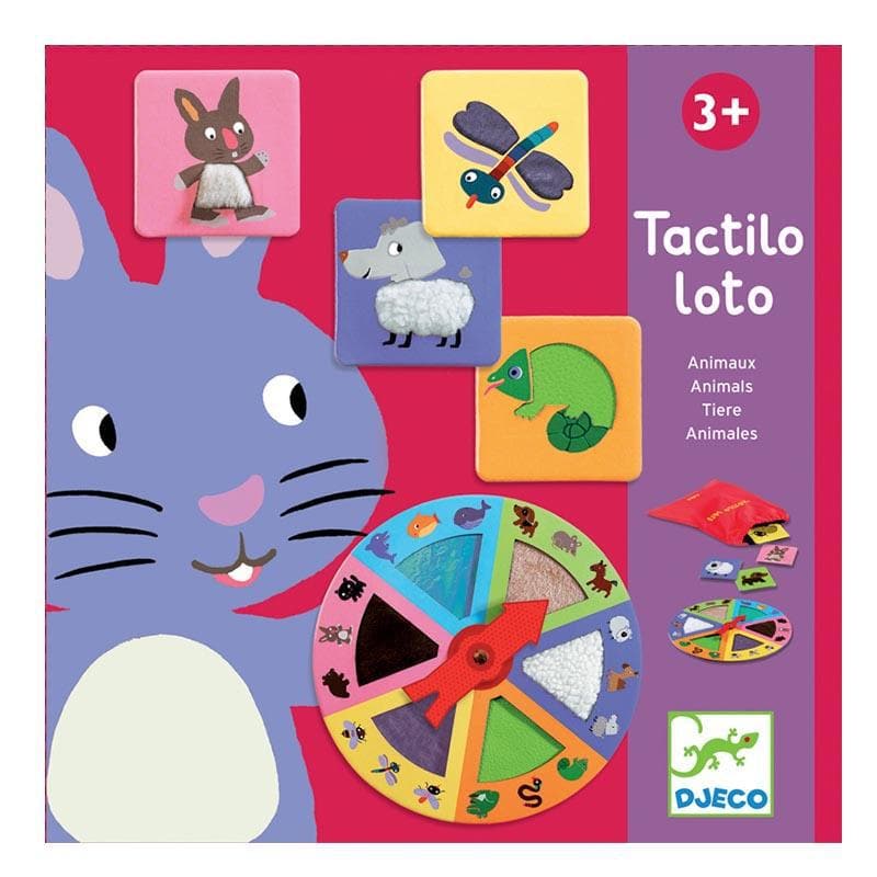 Close-up detail of the Tactilo Loto Game
