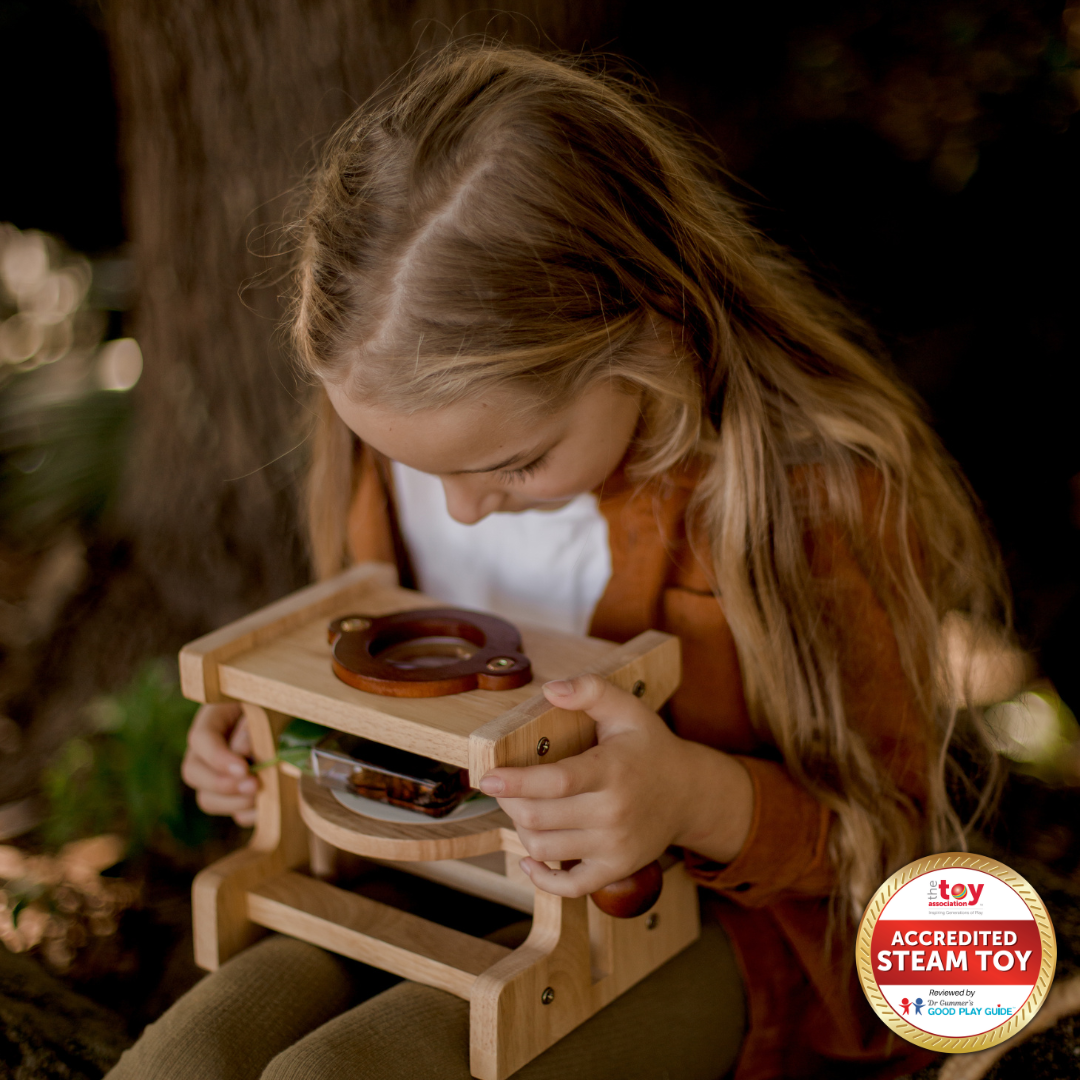 Wooden Microscope