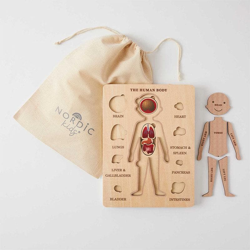 The Human Body Puzzle-Educational Play-My Happy Helpers