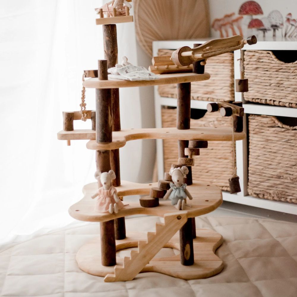 Three Level Tree House Play Set