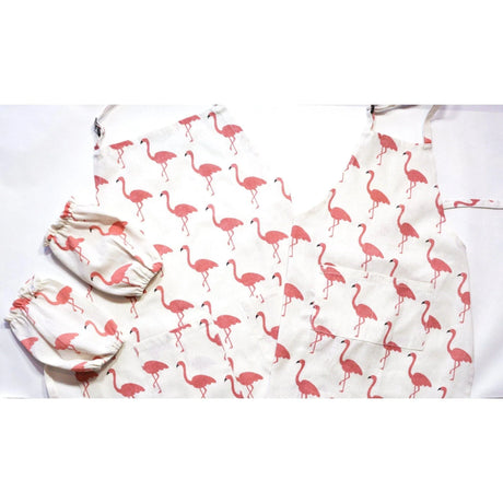 Toddler Flamingo Apron for Craft and Cooking