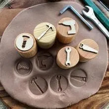 Tool Box Dough Stamps