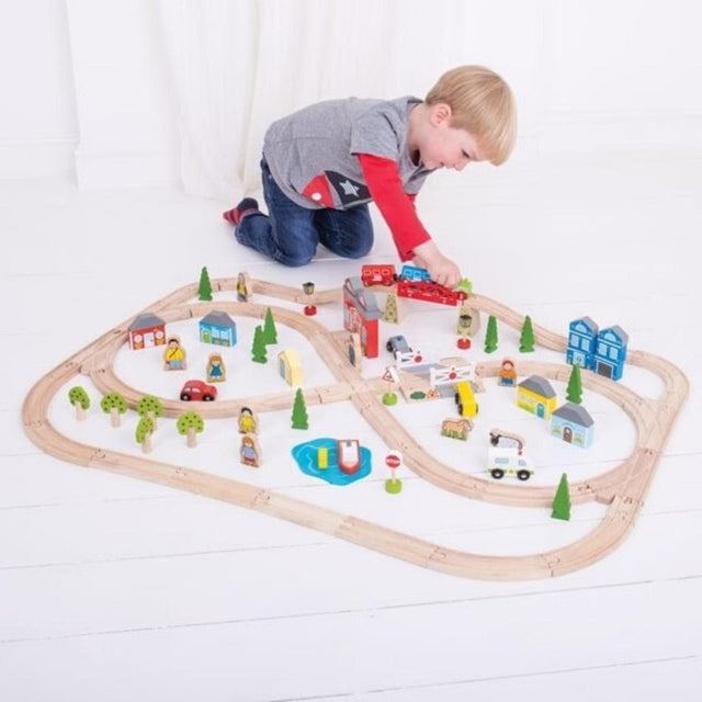 Town and Country Train Set-Toy Vehicles-My Happy Helpers