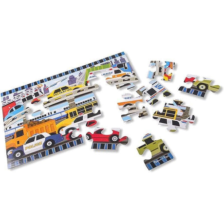 Traffic Jam Floor Puzzle – 24pc-Educational Play-My Happy Helpers