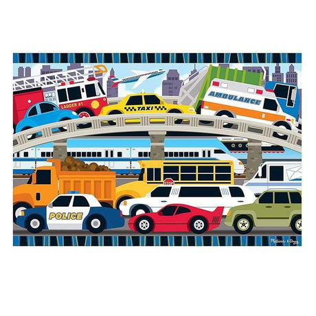 Traffic Jam Floor Puzzle – 24pc-Educational Play-My Happy Helpers