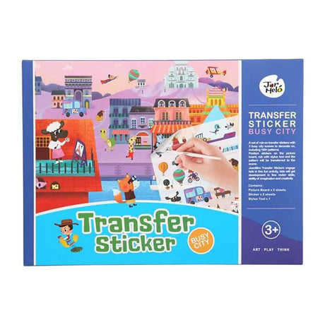 Transfer Sticker Scenes Set - Busy City-Creative Play & Crafts-My Happy Helpers