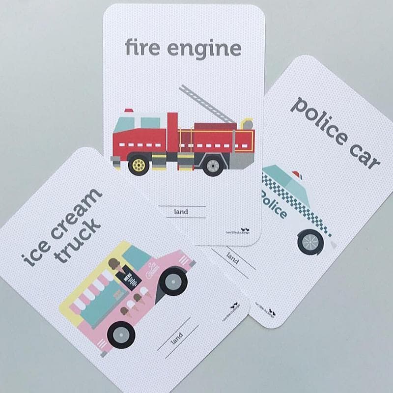 Transport Flashcards Set-Educational Play-My Happy Helpers