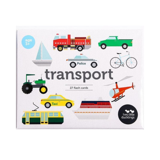 Transport Flashcards Set-Educational Play-My Happy Helpers