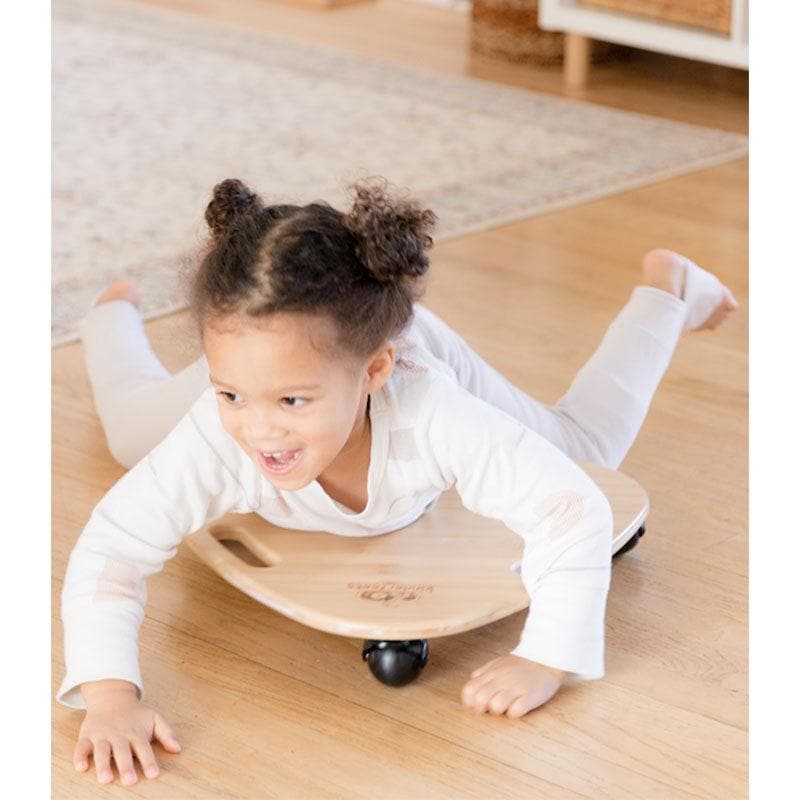 Kinderfeets Tummy Glider – take flight on the Tummy Glider and see how far your momentum can take you
