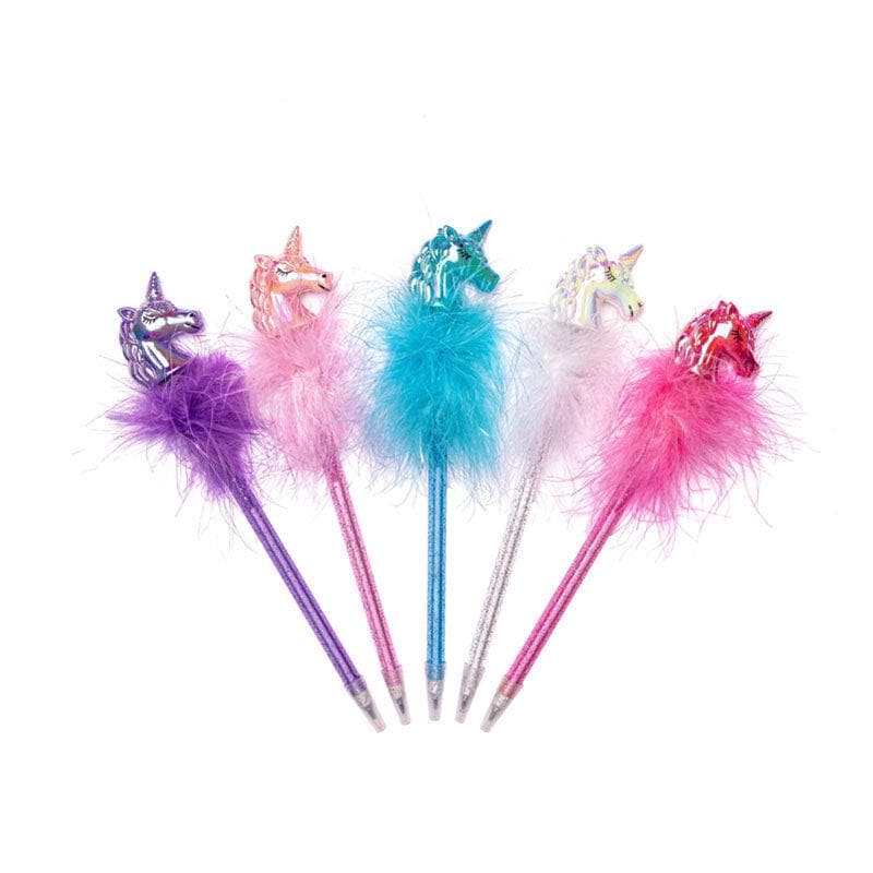 Close-up detail of the Unicorn Pens - Assorted