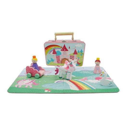 Unicorn Playset in Tin Case-Educational Play-My Happy Helpers
