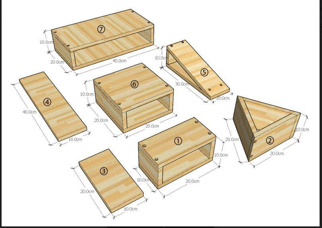 Unit Blocks - 20pcs