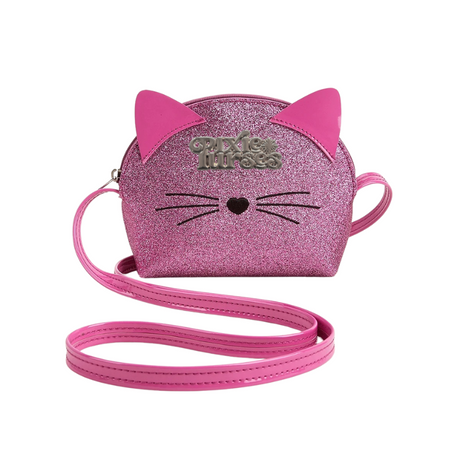 Glitter Kitty Purse - Pink