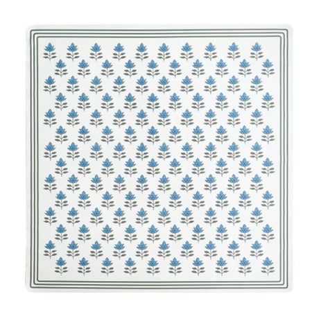 Vegan Leather Indigo Bloom Splat Mat -Sept Pre Order