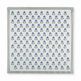 Vegan Leather Indigo Bloom Splat Mat