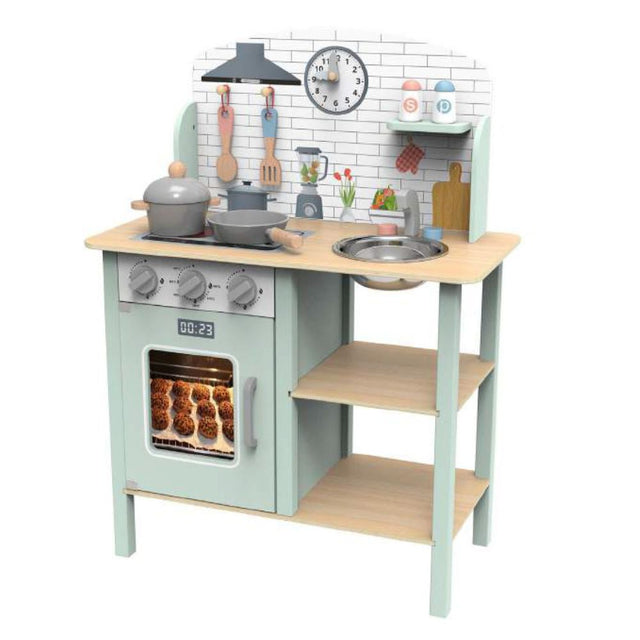 Wooden Play Kitchen Set