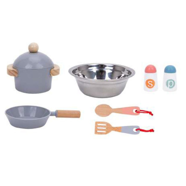 Wooden Play Kitchen Set