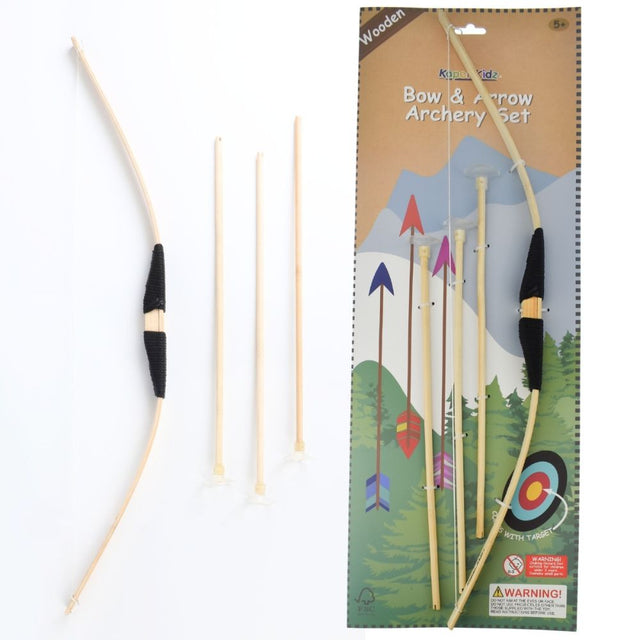 Wooden Bow & Arrow