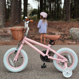 Pedal and Ride Steel Bike Bundle - Rose Pink