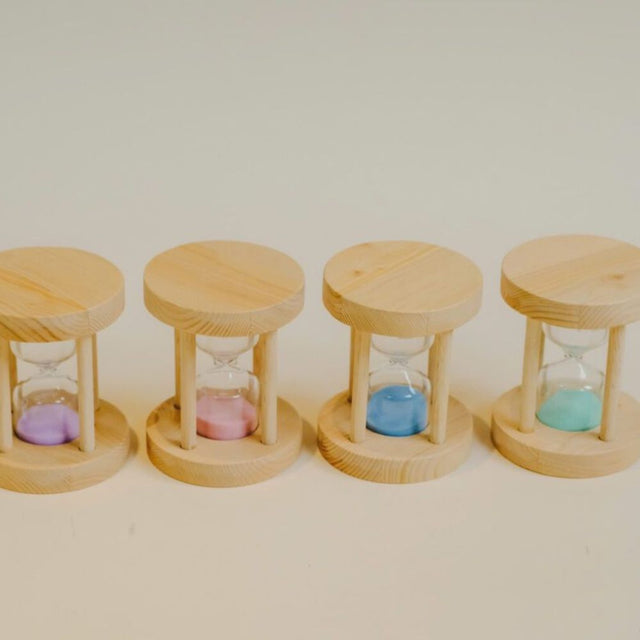 Wooden Sand Timers Set of 4