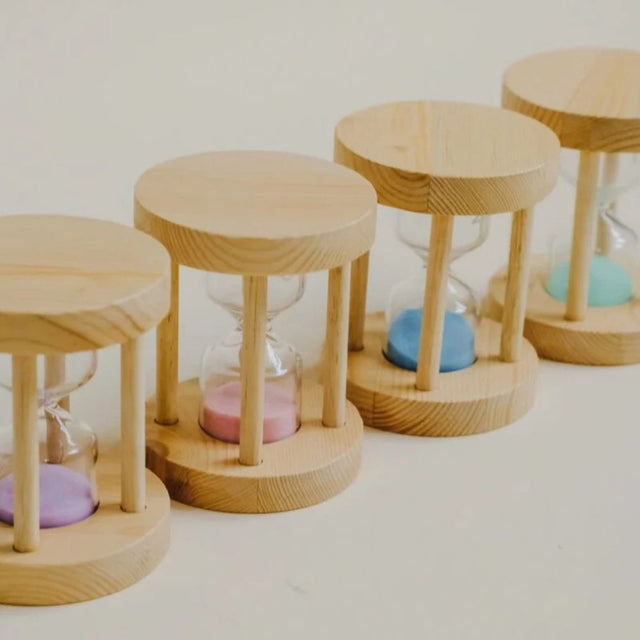 Wooden Sand Timers Set of 4