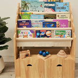 4 Tier Bookshelf & Drawers - Pre Order Late March