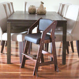 Dine and Grow TODDLER DINING CHAIR - Walnut & Black
