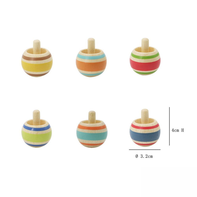 Flip Over Spinning Tops
