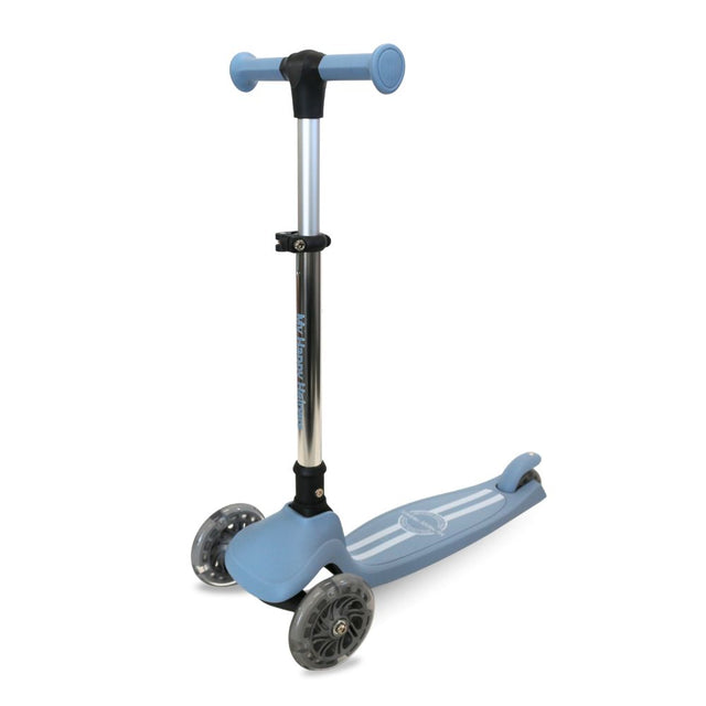 MHH 3 Wheel Folding Scooter - Slate Blue