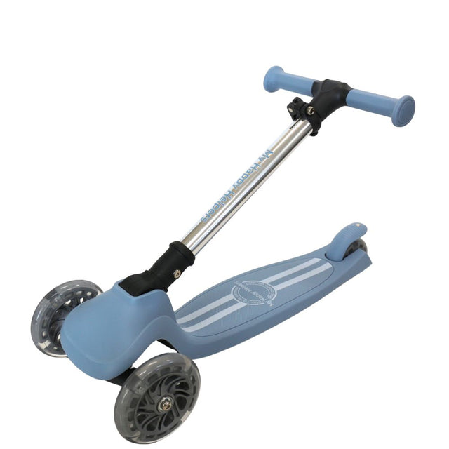 MHH 3 Wheel Folding Scooter - Slate Blue