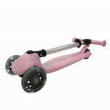MHH 3 Wheel Folding Scooter - Rose Pink