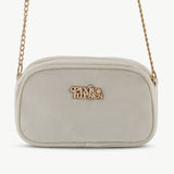 Velvet Cream Shoulder Bag