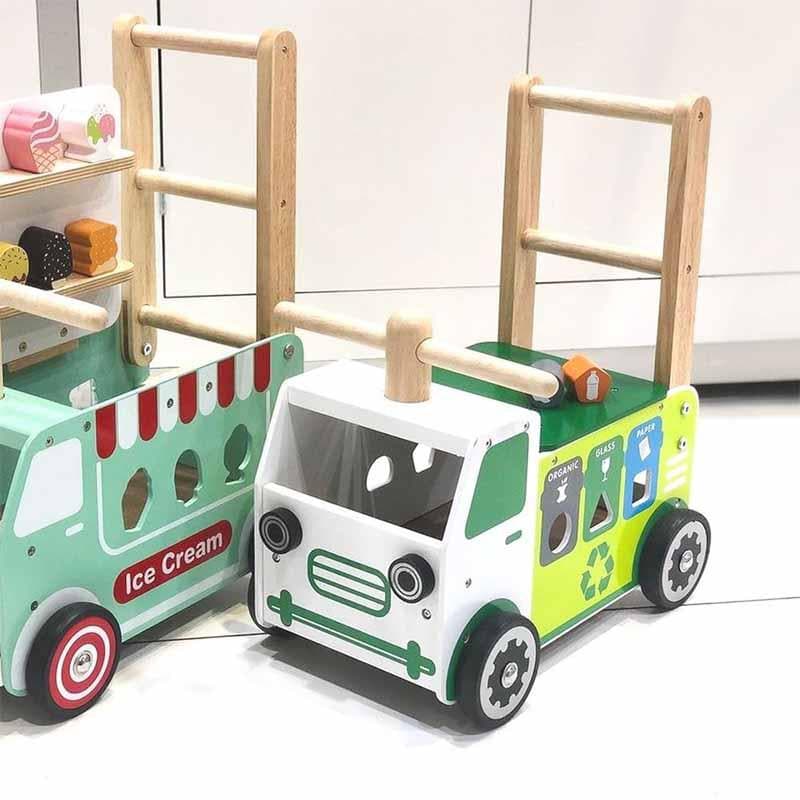 Walk and Ride Recycling Truck Sorter