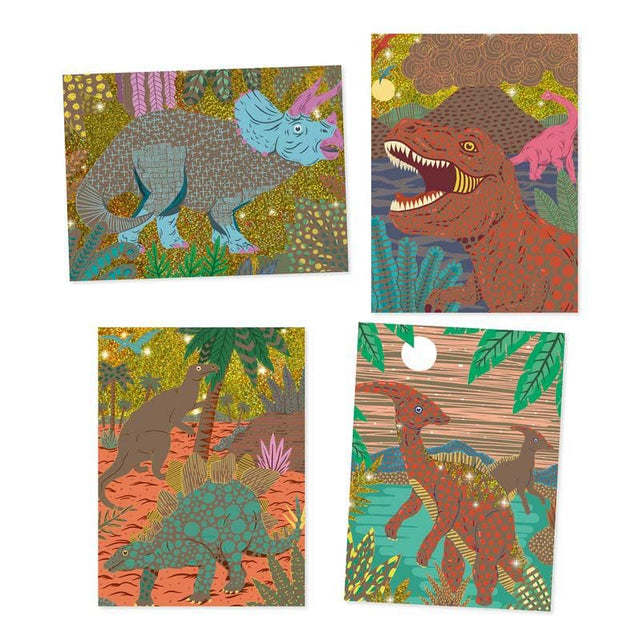 When Dinosaurs Reigned - Scratch Cards-Creative Play & Crafts-My Happy Helpers