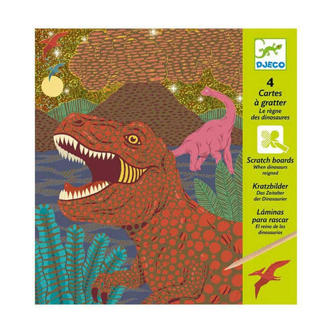 When Dinosaurs Reigned - Scratch Cards-Creative Play & Crafts-My Happy Helpers