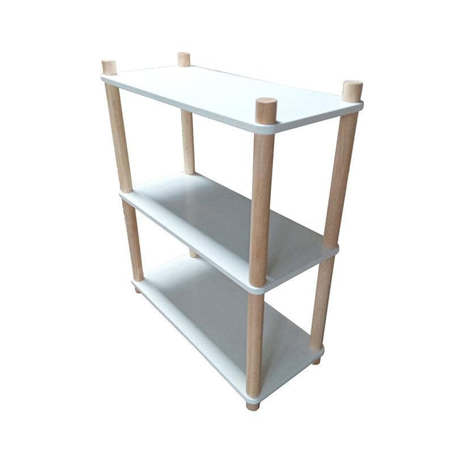 White Three Tier Bookshelf