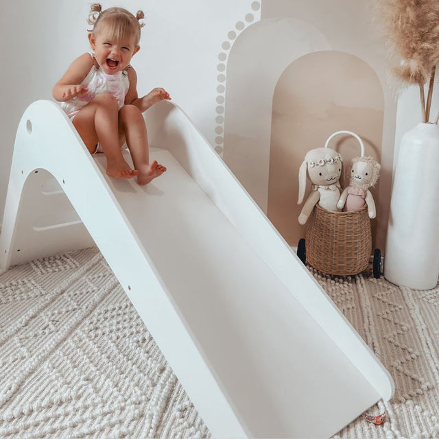 White Wooden Slide